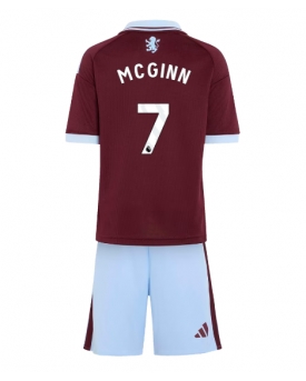 Aston Villa John McGinn #7 Maglia Gara Casa Repliche 2026-27 Bambino Maniche Corte